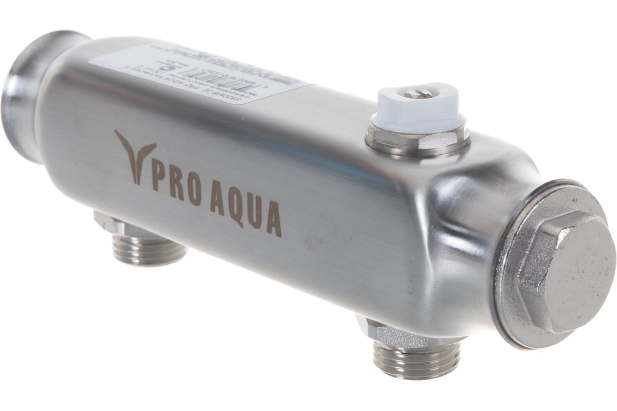 Коллектор PRO AQUA с межосевым расстоянием 100 мм, 2 выхода, 180 мм, 1x1/2 S520MB.02