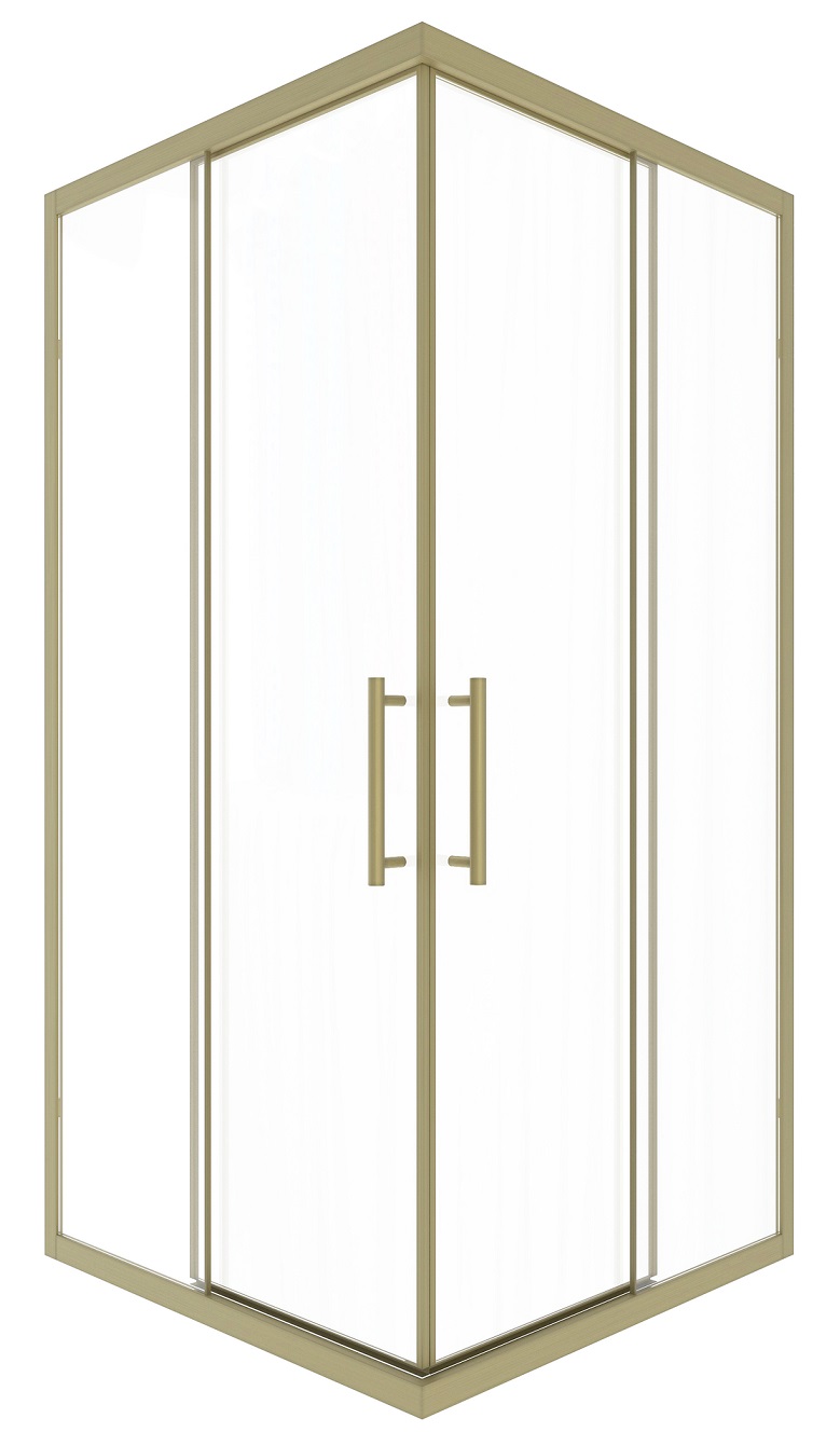 Душевой уголок Timo TKSS-100/17C-8 100x100 прозрачный, матовое золото