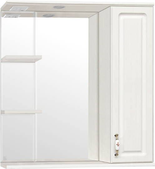 Зеркальный шкаф Style Line Олеандр-2 75 см
