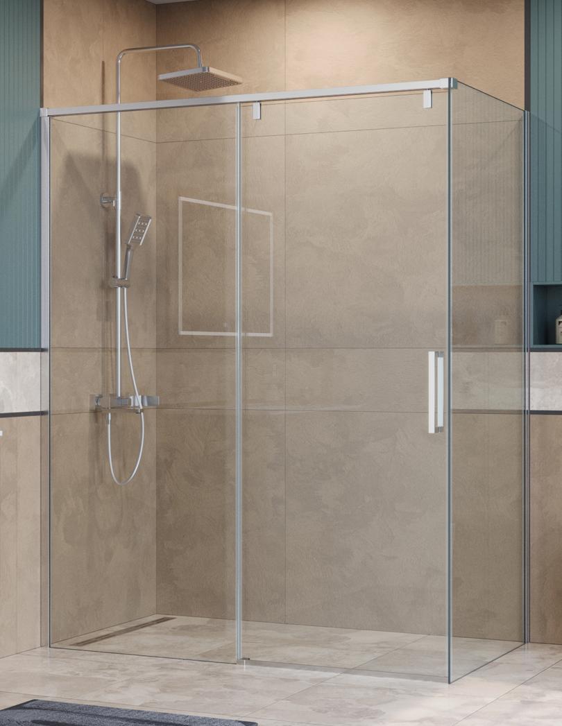 Душевой уголок BelBagno SOFT_CLOSE-1-AH-1-160/100-C-Cr 160x100 прозрачный, хром Душевой уголок BelBagno SOFT_CLOSE-1-AH-1-160/100-C-Cr 160x100 прозрачный, хром