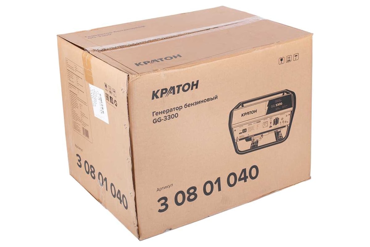 Бензиновый генератор Кратон GG-3300 3 08 01 040