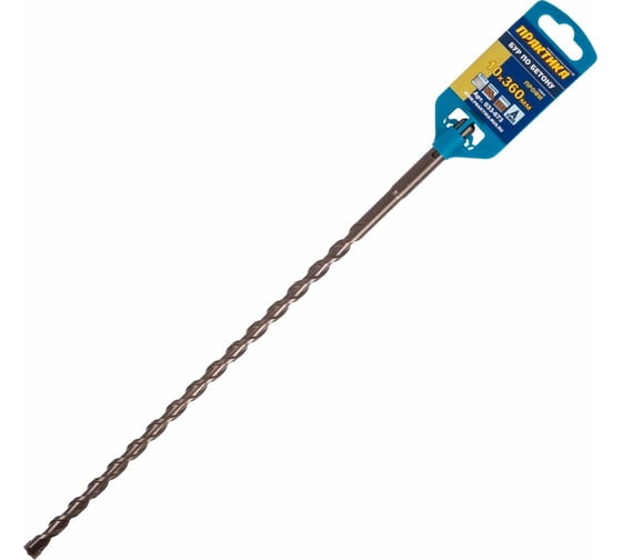 Бур по бетону серия Профи (10х360 мм; SDS-plus) Практика 033-673