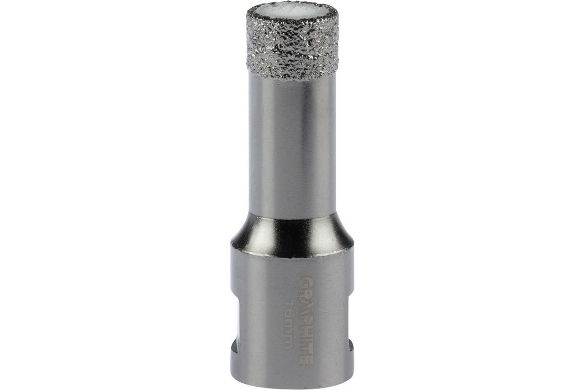Коронка алмазная вакуумная пайка 16 мм, M14 Graphite 55H304