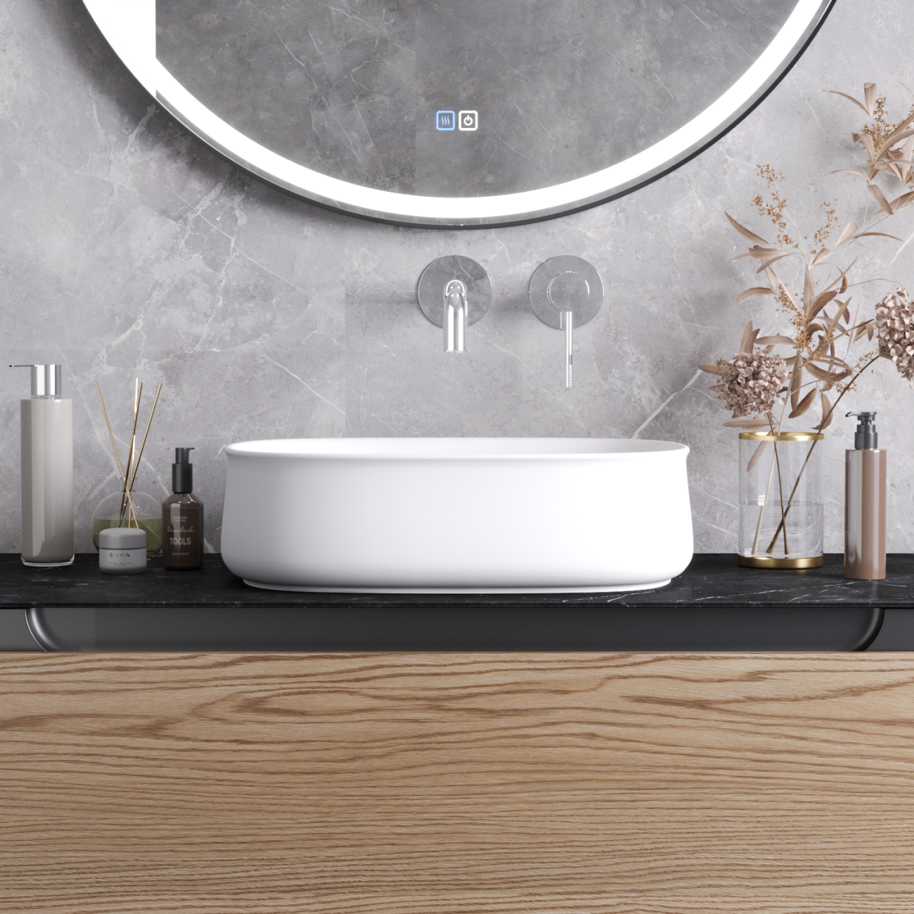 Раковина Cezares CZR-6605 46 см белый