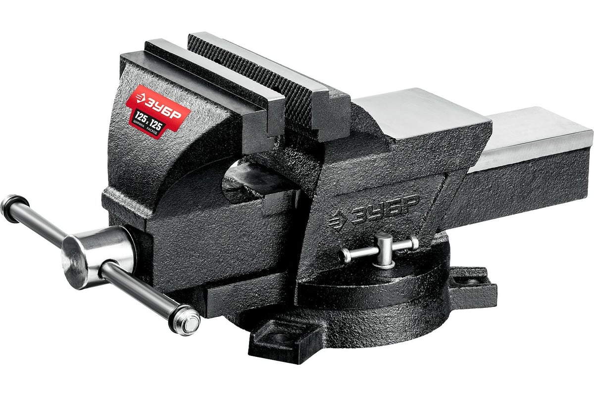 Слесарные тиски Зубр 125 мм, 3258-125_z01