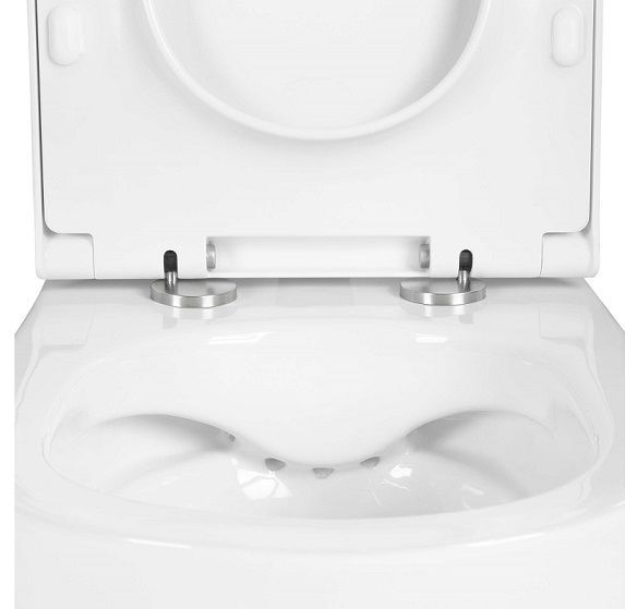 Подвесной унитаз SET Aquatek Поларис-033 4в1, кнопка оружейная сталь матовый Подвесной унитаз SET Aquatek Поларис-033 4в1, кнопка оружейная сталь матовый