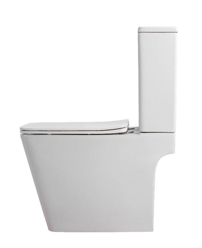 Унитаз-компакт Aquatek Либра New AQ1263NT-00 безободковый TORNADO с микролифтом