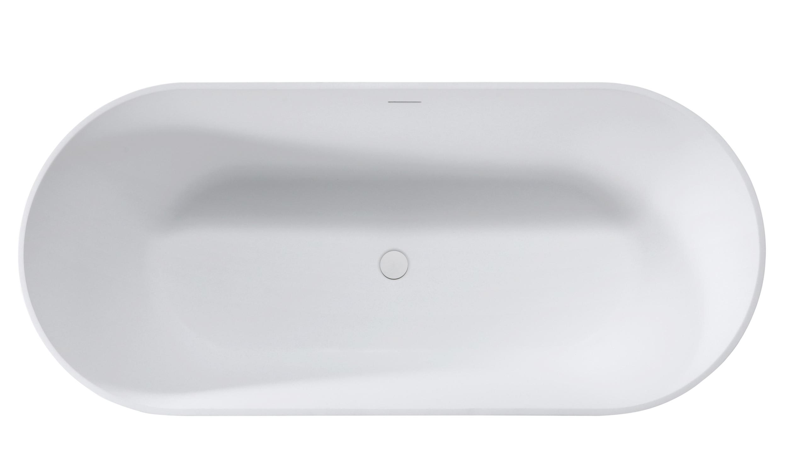 Ванна из искусственного камня Vincea Солид Серфейс (Solid Surface) VBT-4S09MW белый матовый 170x75 см