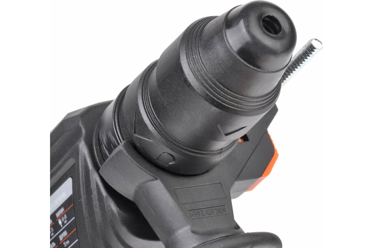 Перфоратор Patriot RH 263Q SDS+, мощность 880 Вт, 2.9 Дж, 3 режима работы, быстросменный патрон QCC, макс.диаметр 26 мм, глубиномер, кейс 140301314