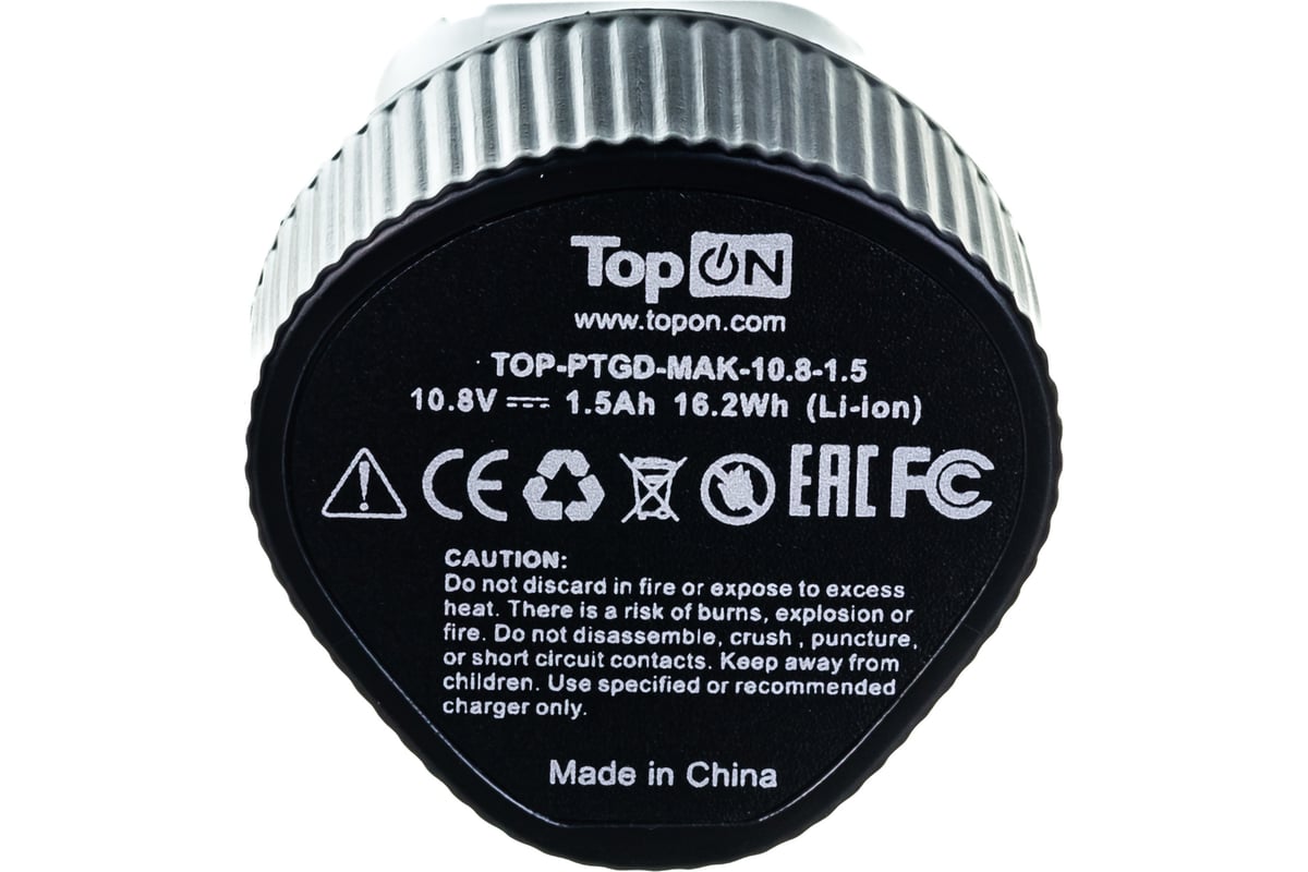 Аккумулятор для электроинструмента (Li-Ion, 10.8В, 1.5Ач) Topon TOP-PTGD-MAK-10.8-1.5