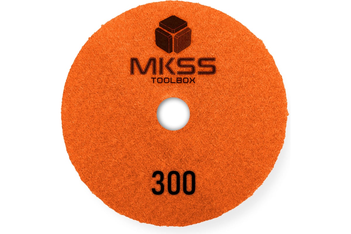 Алмазный гибкий шлифовальный круг MKSS Toolbox MK2604 АГШК Ø100 Р300 для мокрой шлифовки MKSS MK26040300