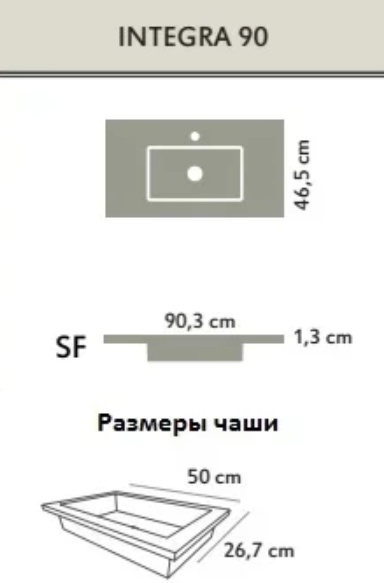 Металлический каркас Cezares Cadro 90 см подвесной, двухъярусный