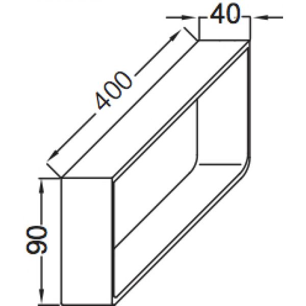 Полотенцедержатель Jacob Delafon Parallel 40 см EB506-BME