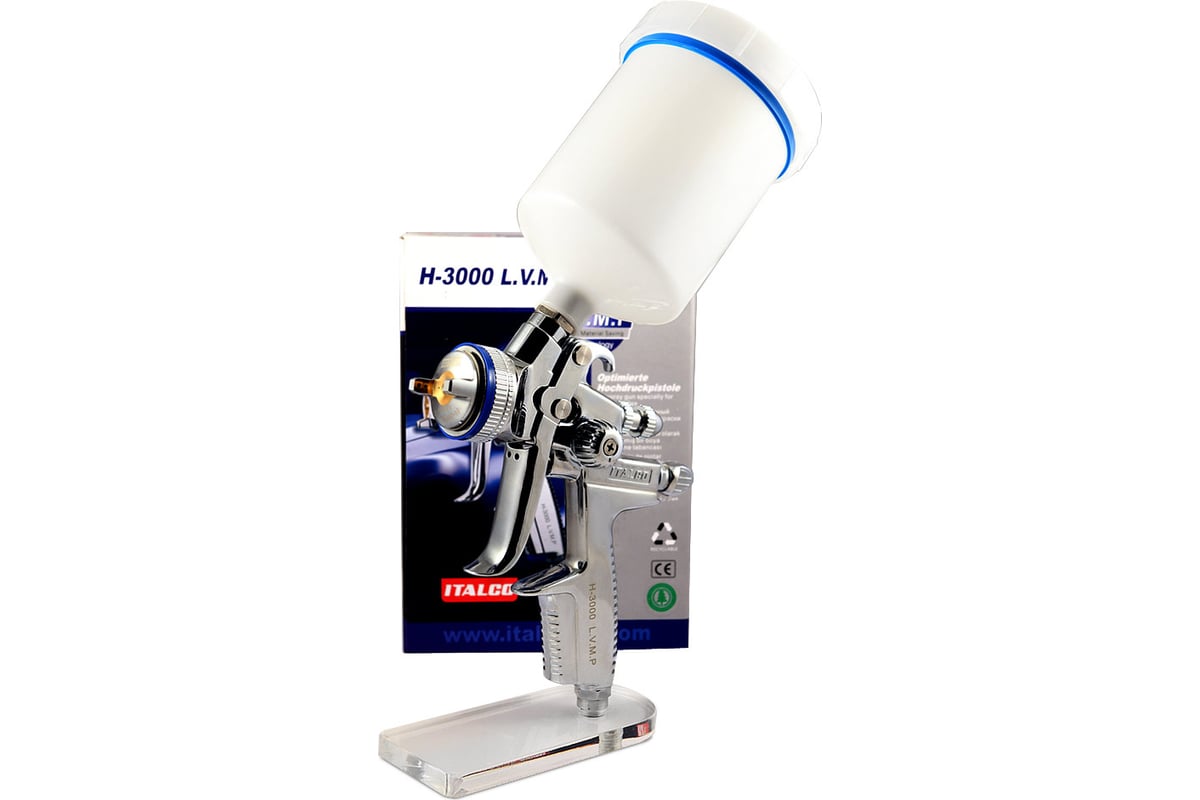 Окрасочный пистолет с воздушной головой Auarita H-3000-LVMP-13