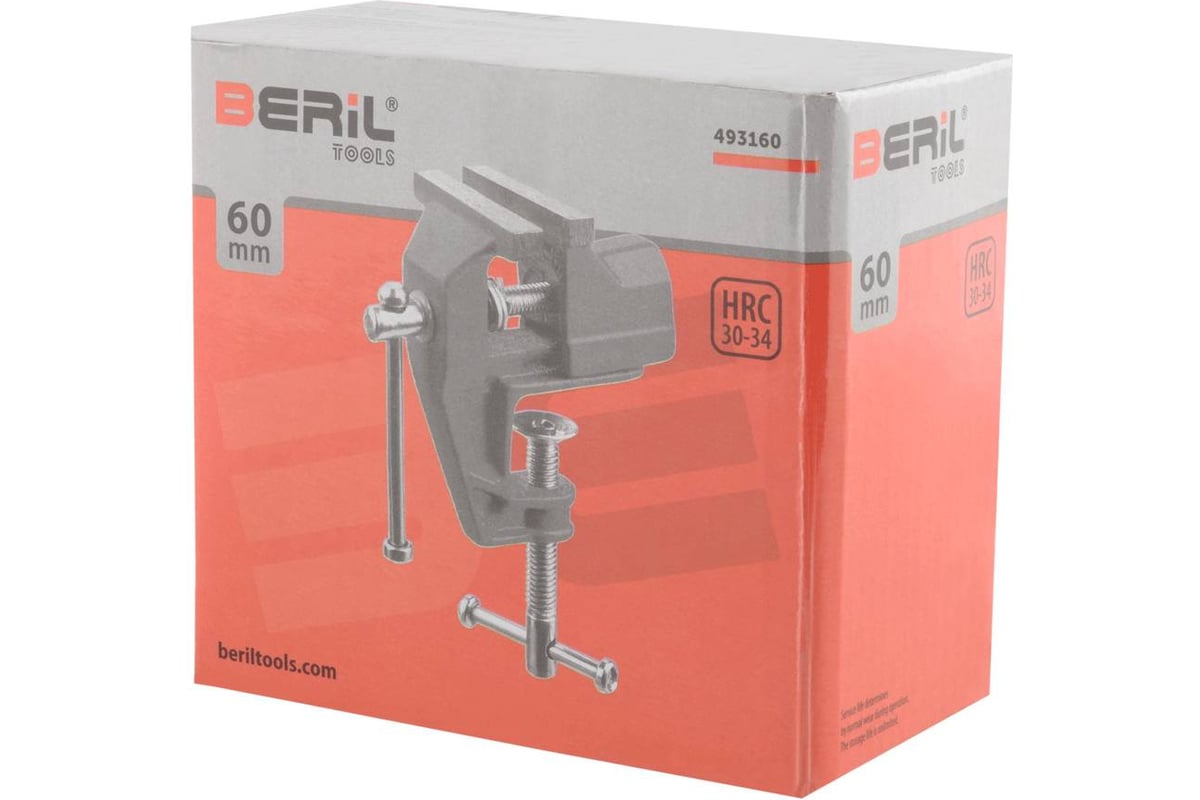 Тиски настольные Beril 60мм 493160 17100