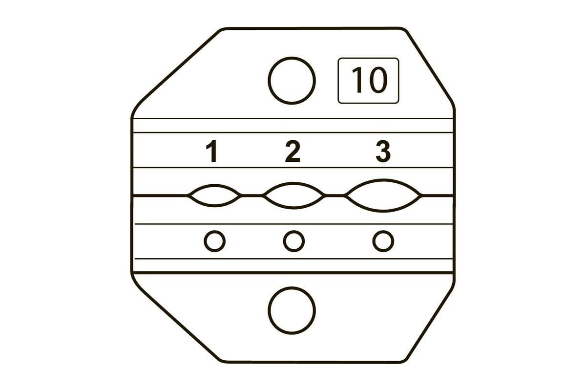 Пресс-клещи КВТ CTK-10 63028