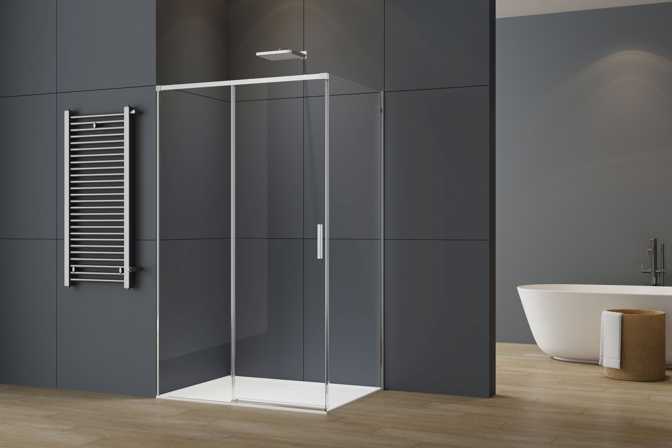 Душевой уголок Vincea Soft 2 VSR-3SO29012CL 120x90 хром, прозрачное