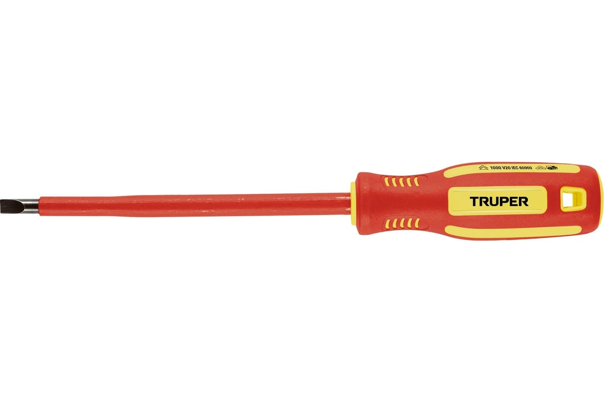 Отвертка Truper DR-1/4x6D шлиц 1000 В 102243