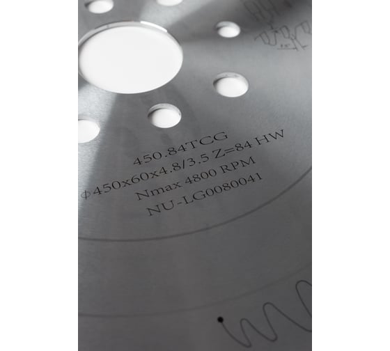 Пила дисковая Golden Eagle HW основная 450x60x4,8/3,5 z84 TR-F Holzma 2/14/125 + 2/17/100 GE TL26140