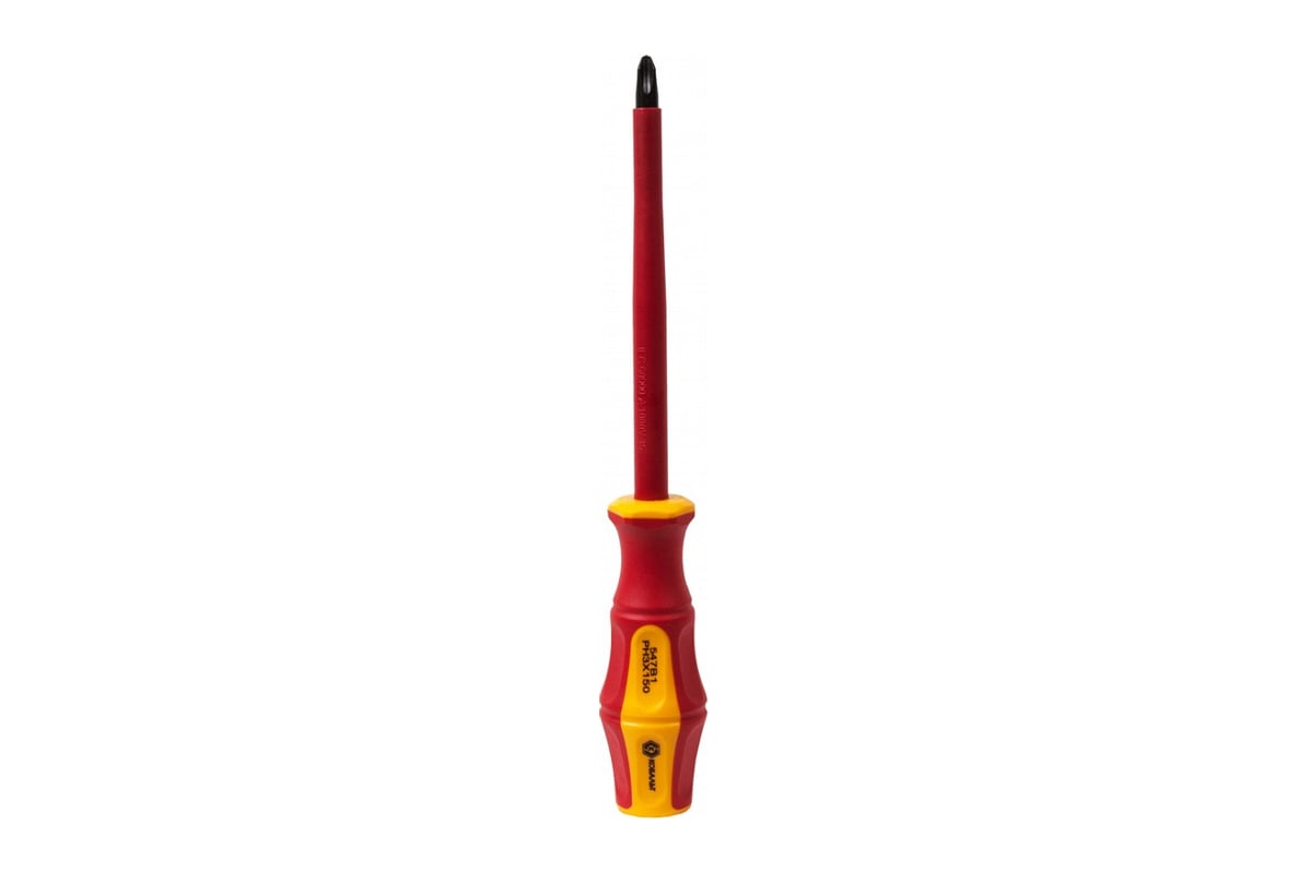 Отвертка диэлектрическая Ultra Grip PH-3 х 150 мм CR-V КОБАЛЬТ 646-515