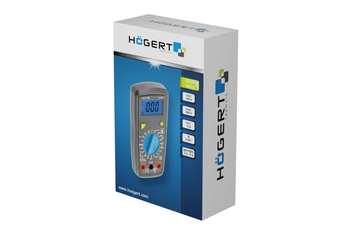 Цифровой профессиональный мультиметр Hoegert Technik HT1E602
