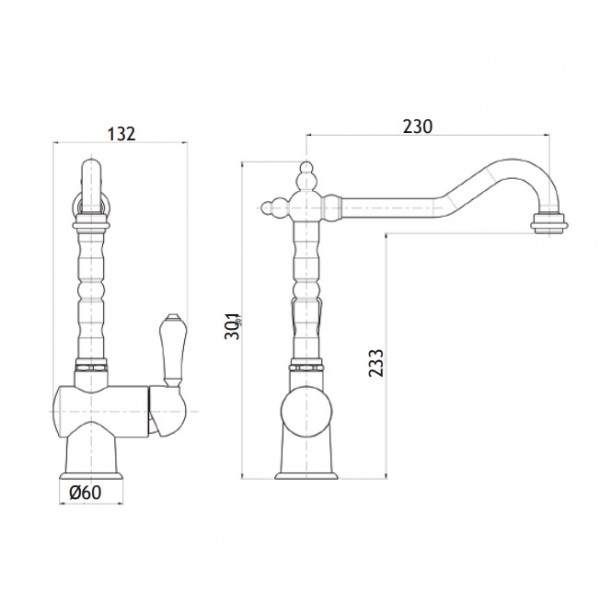 Смеситель для кухни M&Z Desy DSy11400
