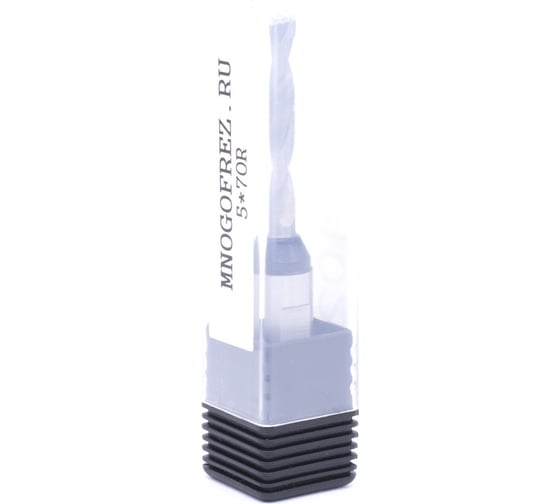 Сверло присадочное сквозное усиленное KJ1-V40205R (5х70 мм; хв-к 10 мм; правое вращение) МНОГОФРЕЗ 6570