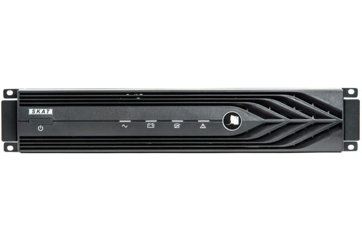 Источник бесперебойного питания Skat UPS 10 000 RACK 220В 9,0кВт 16 АКБ внешние On-Line синусоида ток заряда 10А 494