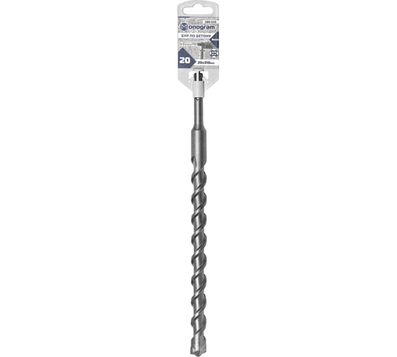Бур по бетону Basis (20x250х310 мм; SDS-plus) MONOGRAM 088-048
