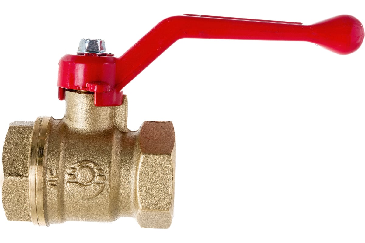 Шаровой для воды Valfex 3/4" ВР/ВР ручка-рычаг, латунный 11Б27фт1М VF.214.LR1.034.Bir