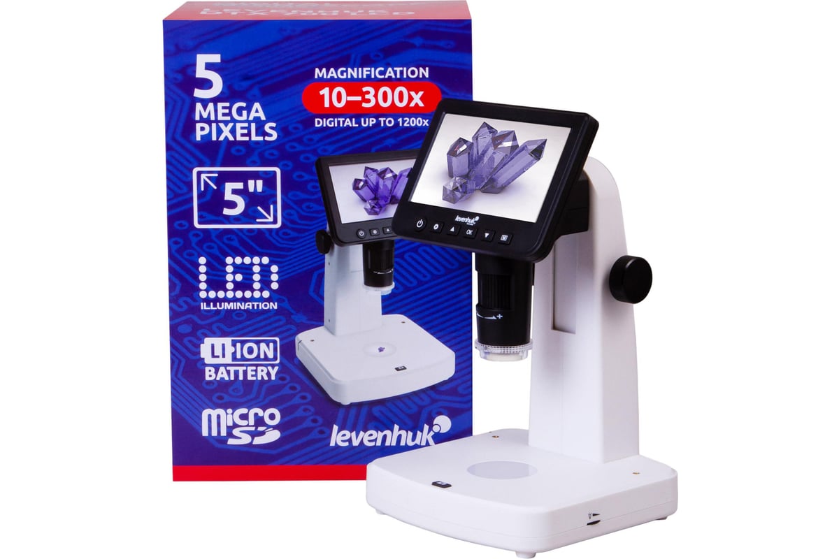 Цифровой микроскоп Levenhuk DTX 700 LCD 75075