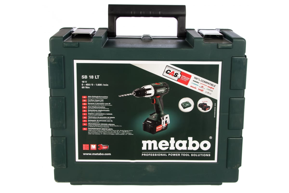 Аккумуляторный ударный винтоверт Metabo SB 18 LT 602103500