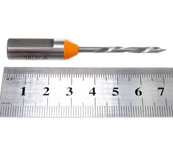 Сверло присадочное монолитное сквозное (3x35x70 мм; S=10x35 мм; LH) ROTIS 424.0370L