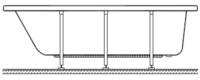 Ножки для ванны Vitra Comfort 170x80