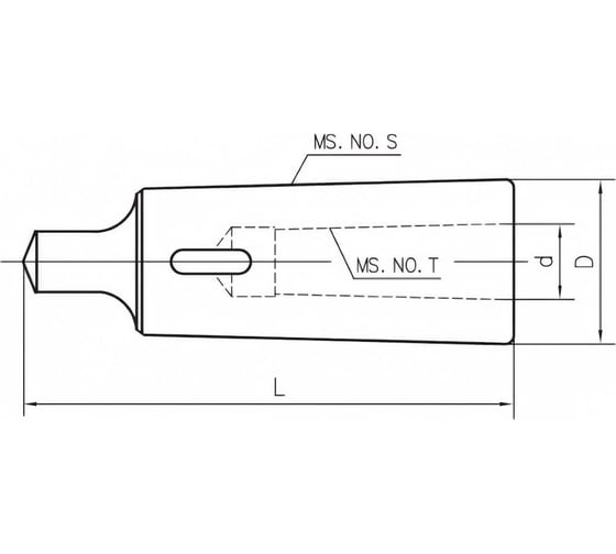 Втулка переходная КМ 5/4 с лапкой SOVIS 2189