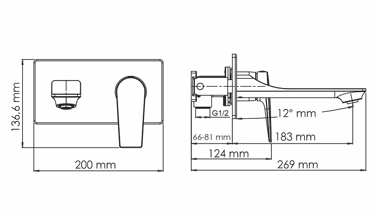 Cмеситель для раковины WasserKRAFT Lopau 3230 хром