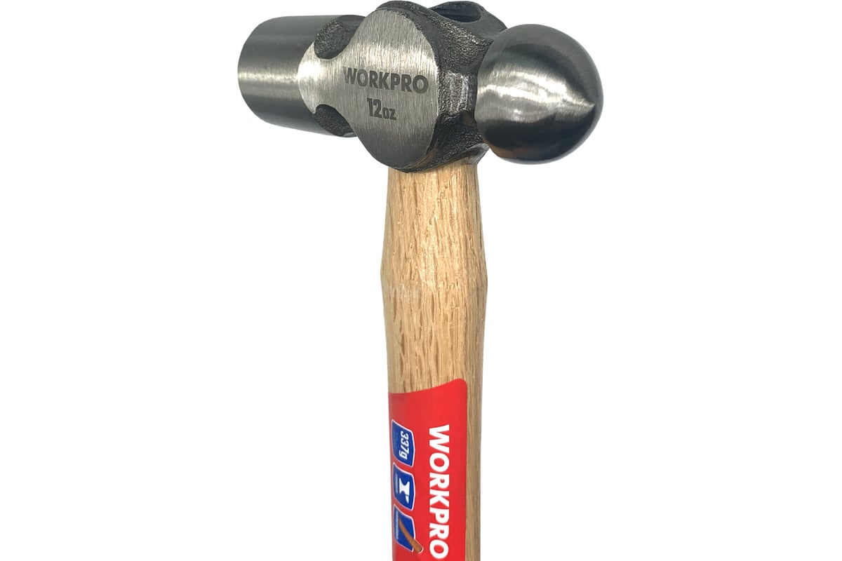 Молоток с круглым бойком WORKPRO 337гр WP241025