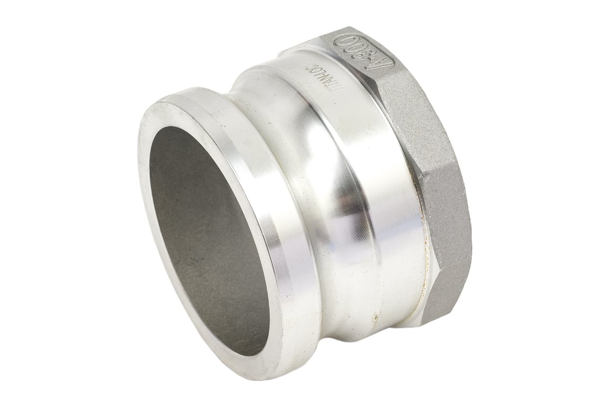 Алюминиевый камлок TITAN LOCK типа А серия EcoLine, ниппель внутр. резьба BSP 3" TL300AAL-EL