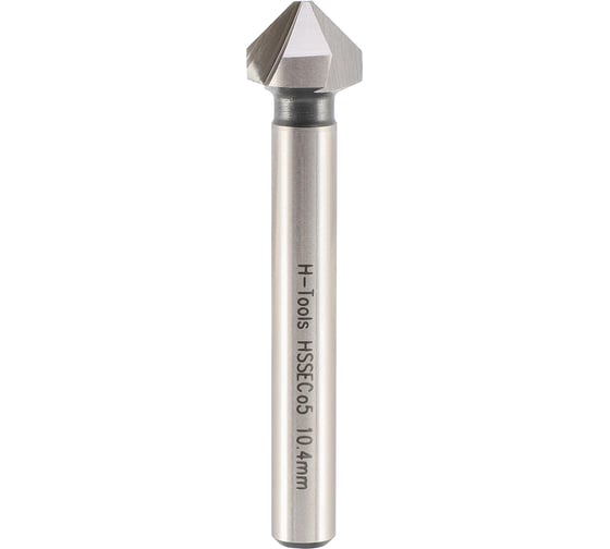 Зенковка H-Tools 90градусов 10.4мм HSSE-Co5 3z L-54мм 745104EHT