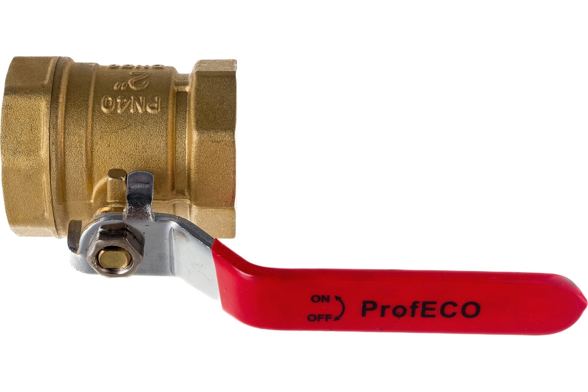 Шаровой кран ProfEco 2 ВР-ВР, муфтовый, ручка, Ду50, Ру40 11Б27п1 PE-2FFL
