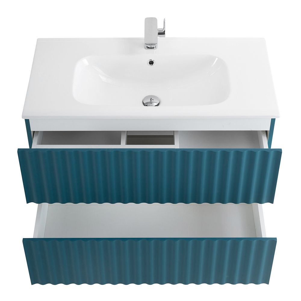 Тумба с раковиной Art&Max Elegant 90 см, LED подсветка