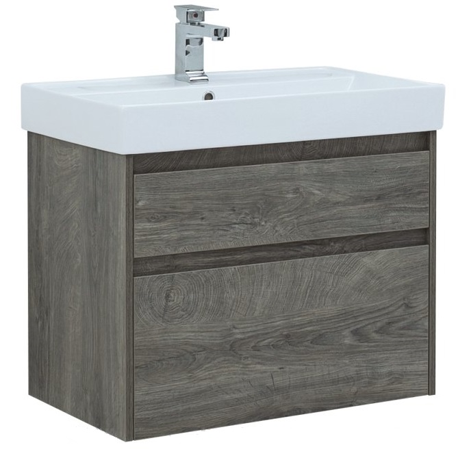 Мебель для ванной Aquanet Nova Lite 75 см, 2 ящика