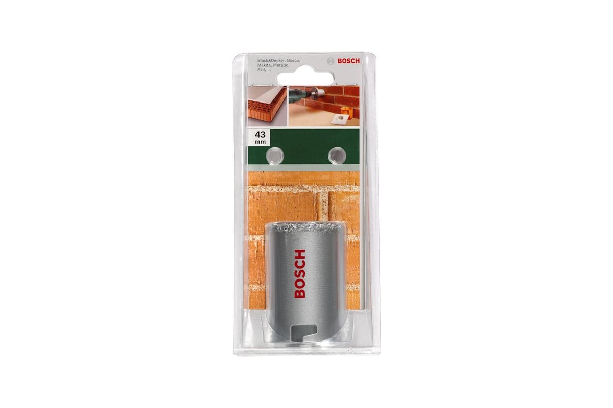 Коронка пильная по камню 43 мм Bosch 2609255621