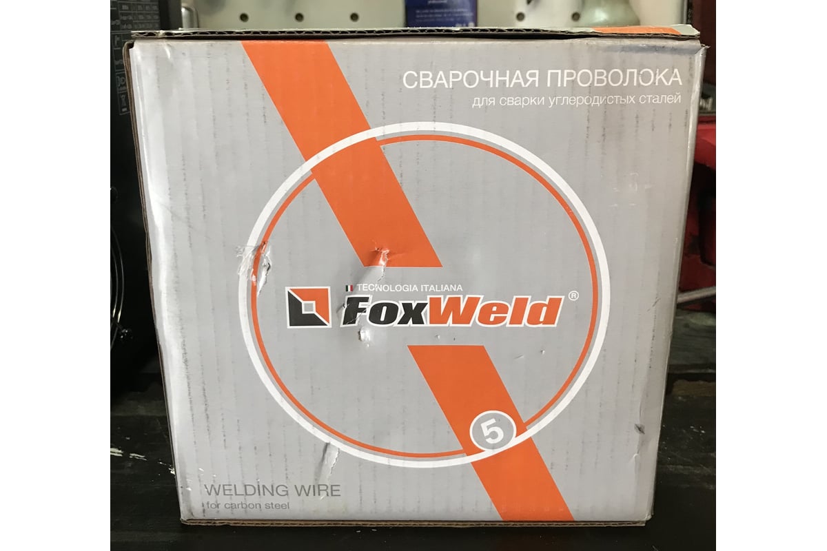 Проволока сварочная порошковая E71T-GS (0.8 мм; 4.5 кг; D200) Foxweld 5324