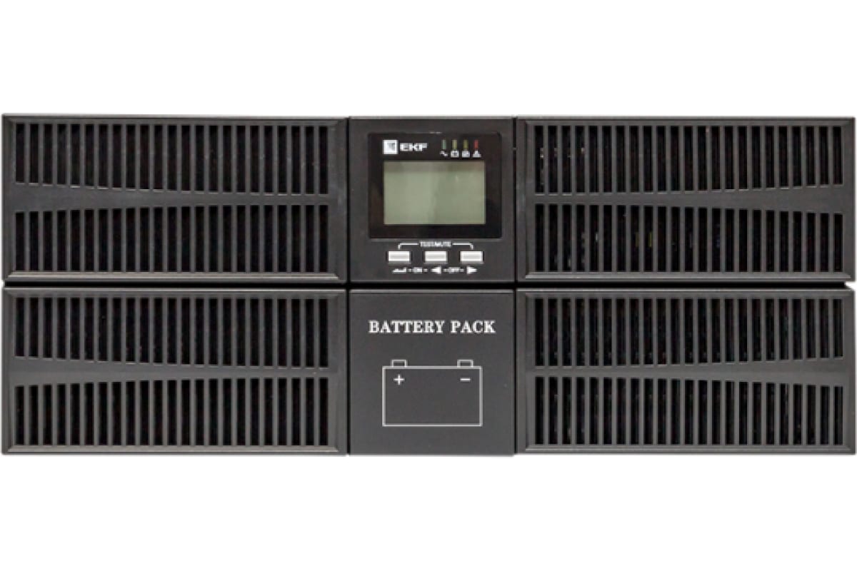 Источник Бесперебойного Питания двойного преобразования EKF E-Power SW900G4 6000 ВА ,для монтажа в стойку,1фазный ,230В, c АКБ 16x12В_7Ач SW960G4-RT-B