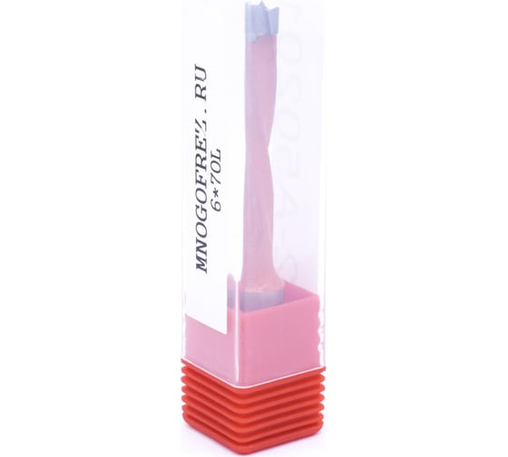 Сверло присадочное усиленное глухое KJ2-A50202L (6х70 мм; хв-к 10 мм; левое вращение) МНОГОФРЕЗ 6641