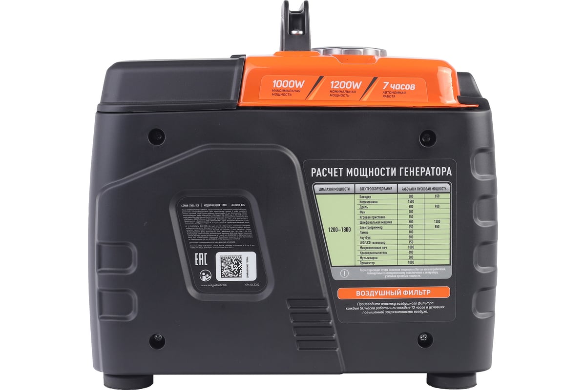 Инверторный генератор Patriot iGX 1200 474102312