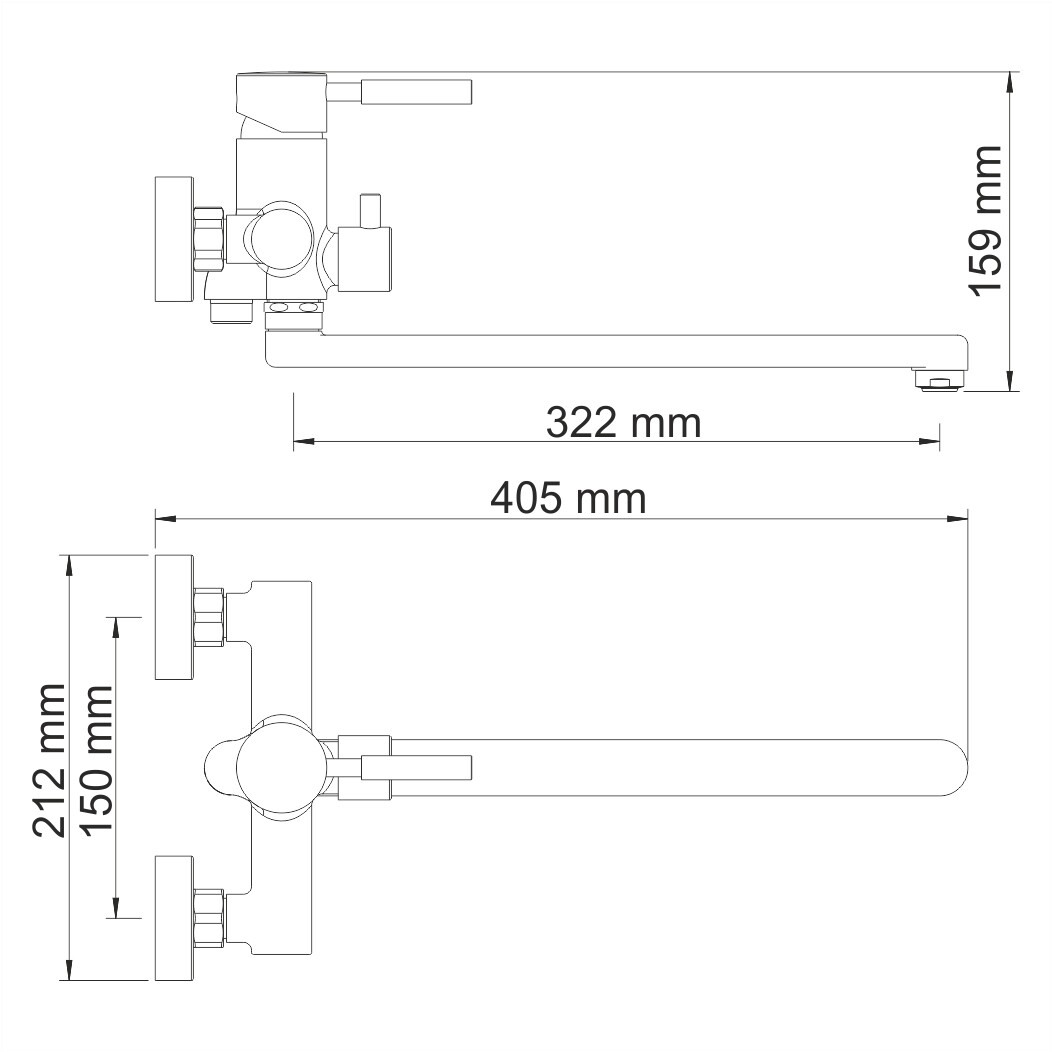 Смеситель универсальный WasserKRAFT Main 4102L