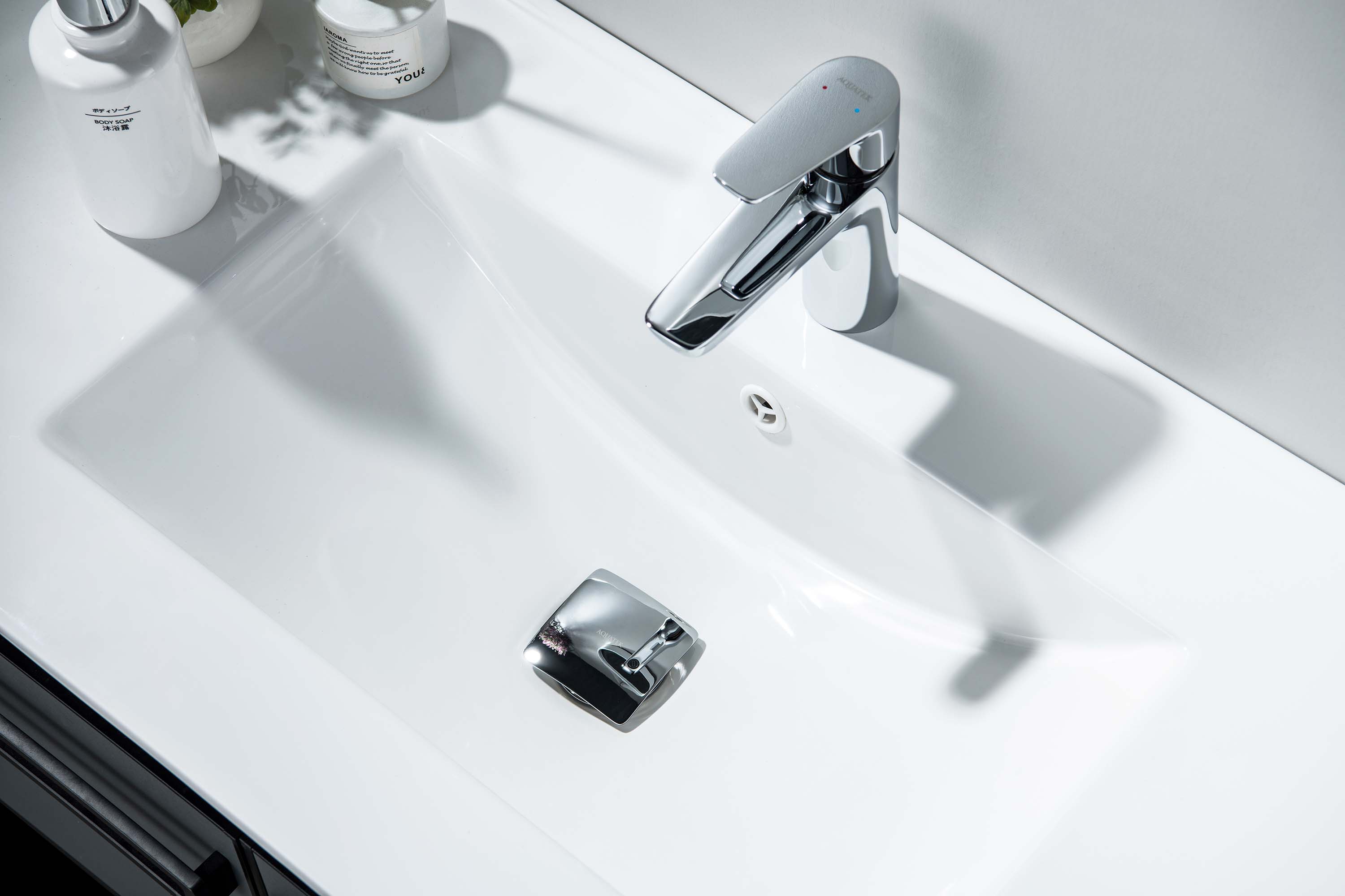 Донный клапан Aquatek AQ6004CR с переливом, Click-clack, хром