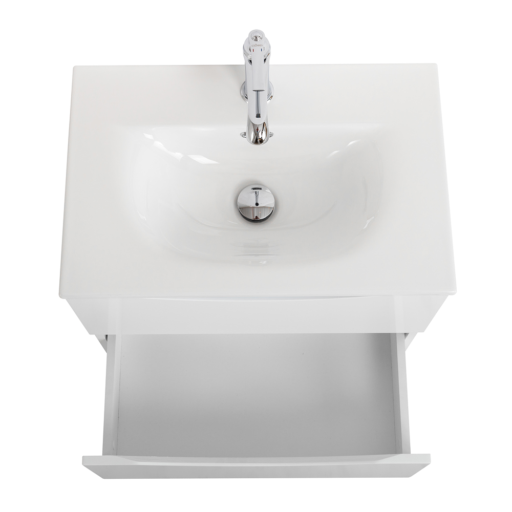 Тумба с раковиной BelBagno Marino-Cer-Mini 50 см Bianco Opaco